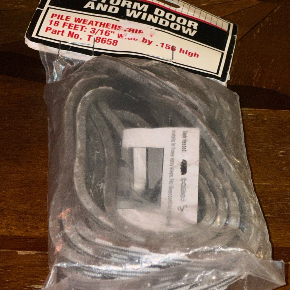 Storm Door And Window Pile Weatherstrip